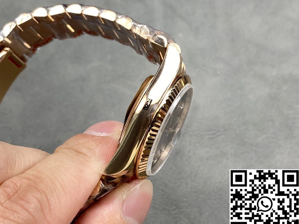 M128235-0037 Day Factory Tungsten Dial Steel Chocalate 36mm Date v5 QF Rolex 1219